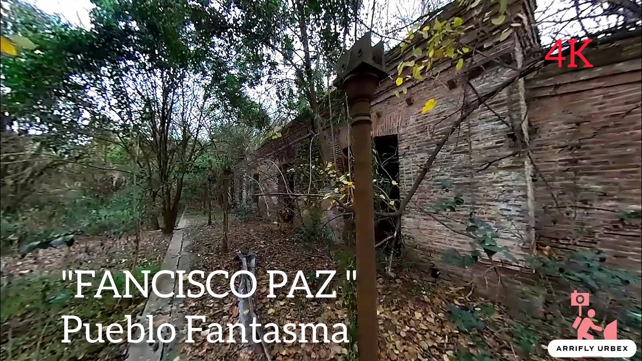 "FRANCISCO PAZ "..antigua estación abandonada y el pueblo del que se sabe que hay un solo habitante.