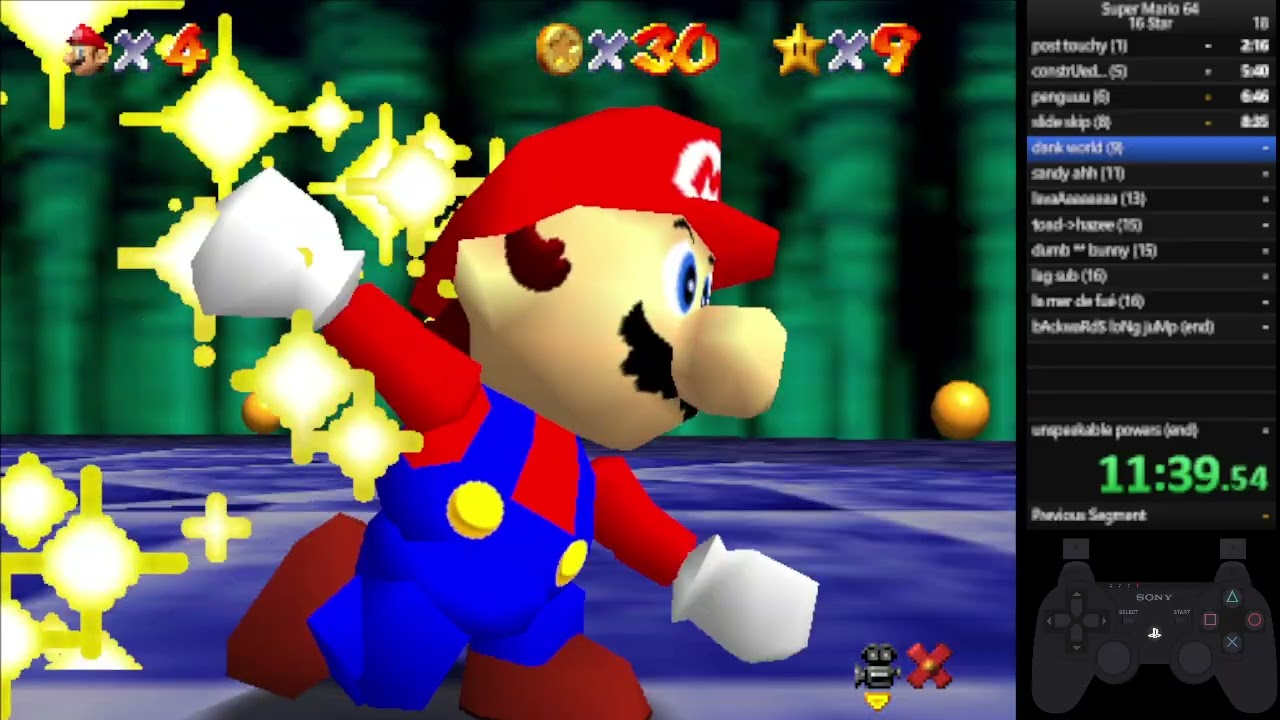 the hunt for the PB-killer (31:50) [mario64] [16⭐]