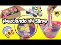 Mezclando Mi Coleccion de Slime - Slime Smoothie  - Los Juguetes de Titi