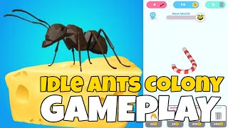 Idle Ants Colony - Anthill Simulator iOS ANDROID GAMEPLAY | Matchingham Games screenshot 2