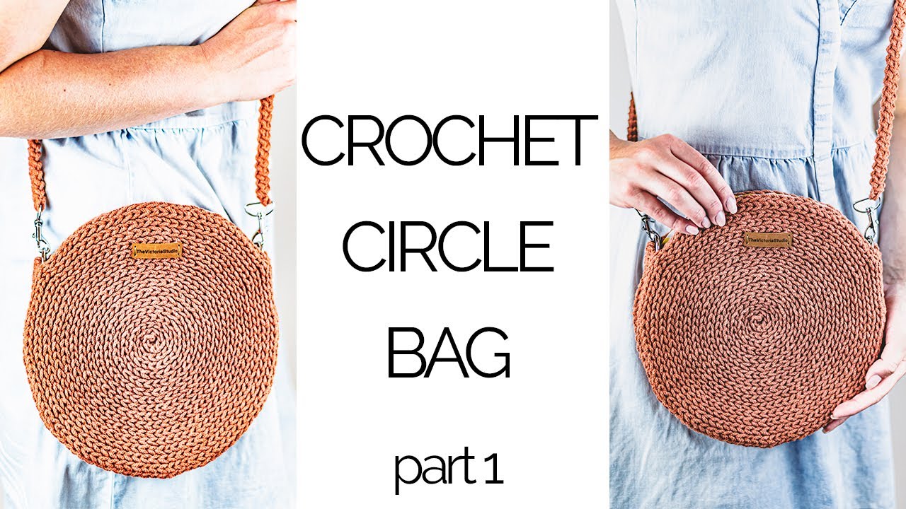 Tri-Color Half Circle Purse Crochet Pattern - Home is Handmade