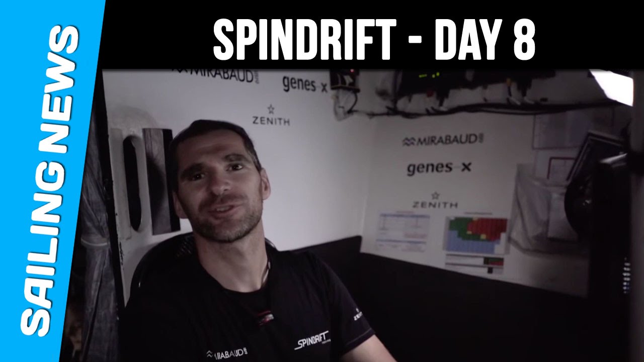 Sprindrift - Jules Verne Trophy - Day 8 - Return to speed after doldrums