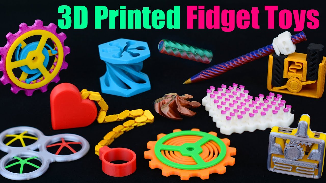Awesome 3D Printed Fidget Toys - YouTube
