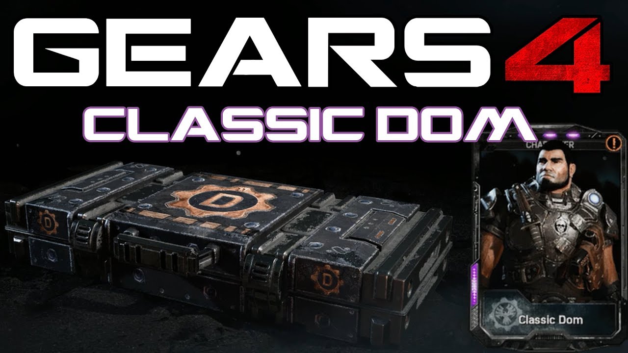 Gears of War 4 Classic Dom Pack Opening (5 Packs) YouTube