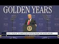 President Trump Participates in an Event with Seniors