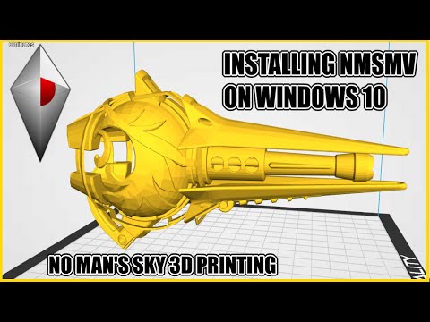 How to install the No Mans Sky Model Viewer on Windows 10 - NMSMV 2022
