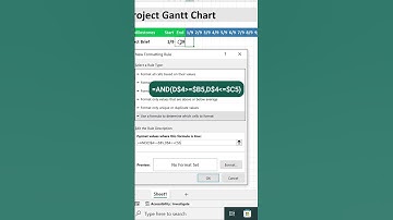 Create Gantt Chart in Excel FAST! #excel #exceltricks #exceltutorial