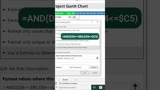 Create Gantt Chart in Excel FAST! #excel #exceltricks #exceltutorial