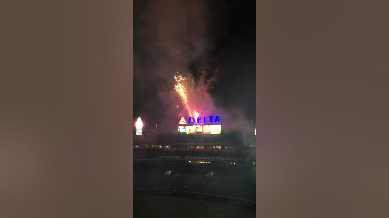 Atlanta Braves fireworks YouTube