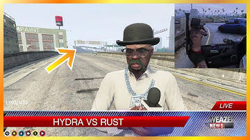 GG HOOD NEWS Squad Gets The Update On HYDRA vs RUST | NoPixel GTA RP