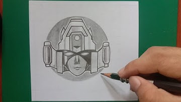 How to draw Daimos / Drawing Daimos / Daimos / Anime drawing