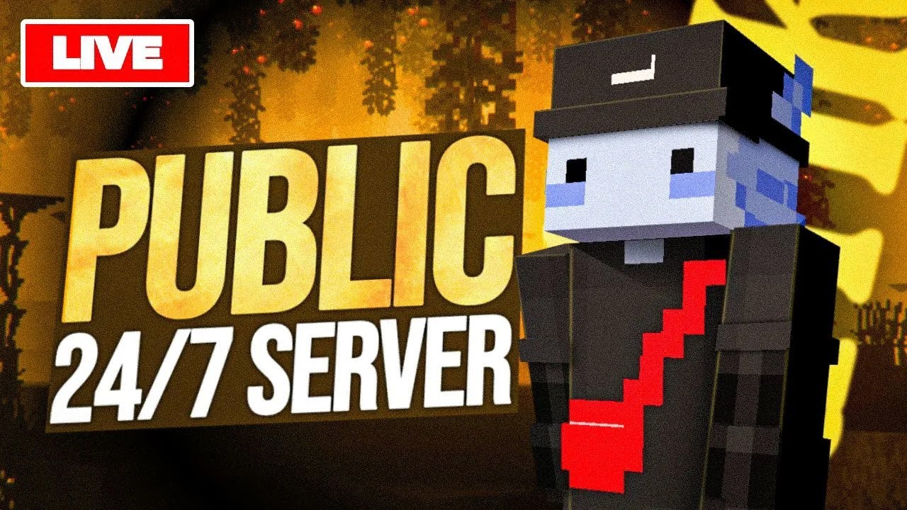 MINECRAFT LIVE PUBLIC SMP 24/7 ! JAVA & BEDROCK / POCKET EDITION # ...
