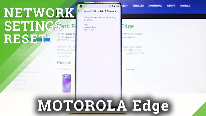 How to Reset Network Settings on Motorola Edge - Restore Network