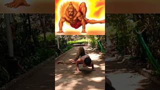 Real Life Narasimha Strength! 🦁🚩 | The Power of Ancient Indian Yoga 🙏💪#shortsfeed #narasimha