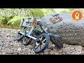 Parent robot big star collaborating with a child robot rstar