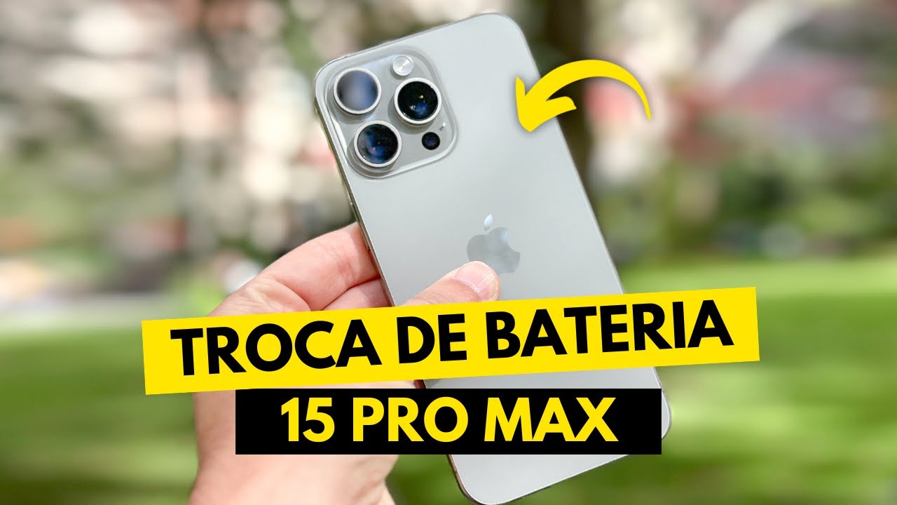 💔 iPhone 15 Pro Max com a TELA DESTRUÍDA! Veja o Conserto