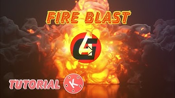 cara mudah membuat Intro Logo  ||  Tutorial Kinemaster Fire Blast