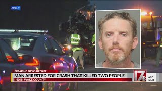 Man appears in court for crash that killed 2 people in Wake County