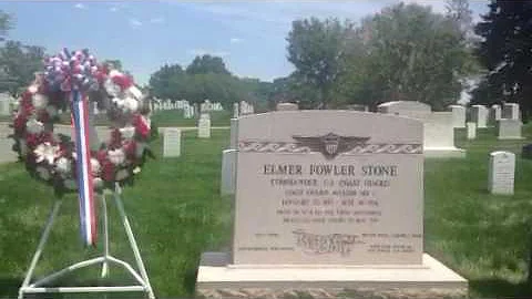 U.S. Coast Guard rededicates Elmer Stone headstone...