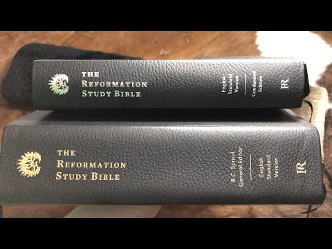 Reformation Study Bible Condensed Vs Full Review Premium Cowhide