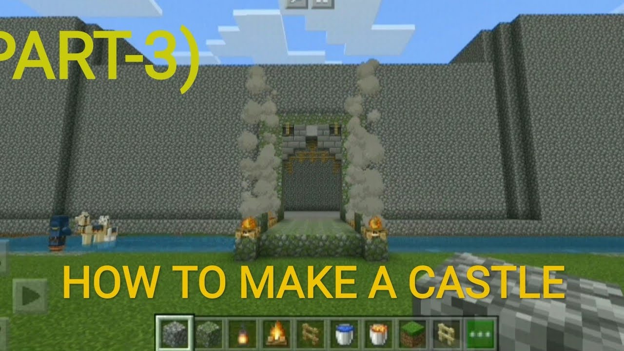 HOW TO MAKE A CASTLE IN MINECRAFT ( PART-3 ) | POCKET EDITION | - YouTube