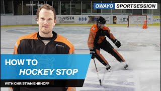 The Hockey Stop: How to Stop like a Pro in 3 easy Steps | owayo