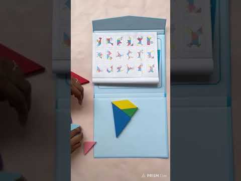 Wooden Magnetic Tangram