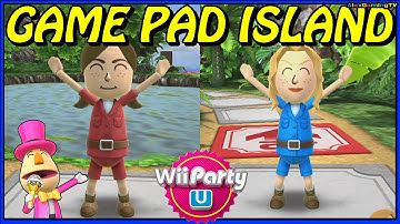 Wii Party U - Game Pad Island🎵 ( Eng Sub )  2 Player Rachel vs Lucia