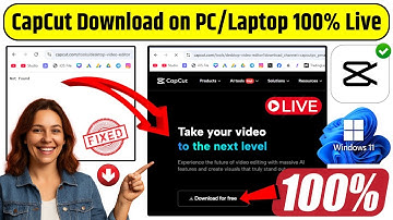 How to Download CapCut on PC/Laptop | CapCut Website Not Found 100% Fixed | CapCut Install Windows