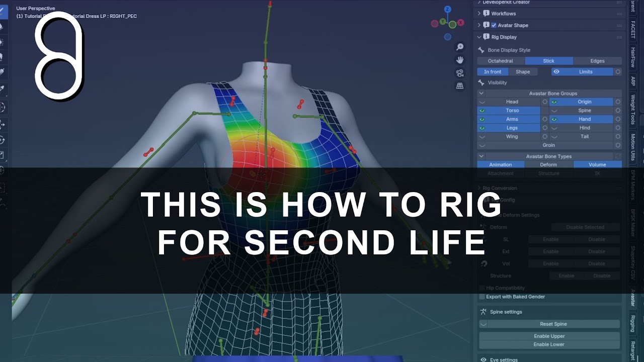 Second Life 3D Creating (Part 4): Meshing and Rigging - YouTube