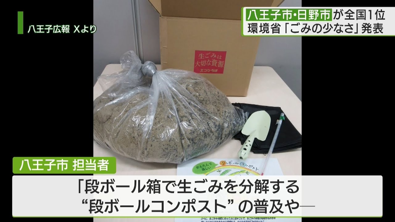 Hachioji/Hino ranked 1st in Japan for “less garbage”. - YouTube