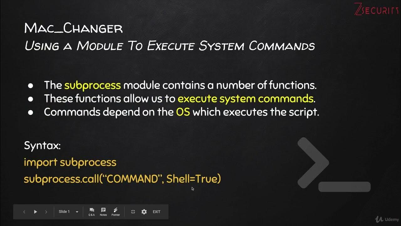 Subprocess module. Subprocess module