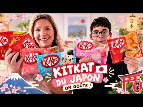Dégustation des KitKat japonais
