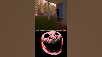 Thumbnail of #helloneighbor   HELLO NEIGHBOR ALPHA 2 VS HELLO NEIGHBOR ALPHA 1.5 #shorts #nostalgia #old