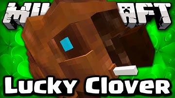 Minecraft - LUCKY CLOVER MOTHRA LARVA CHALLENGE GAMES! (Godzilla Mod / Lucky Clover Mod)