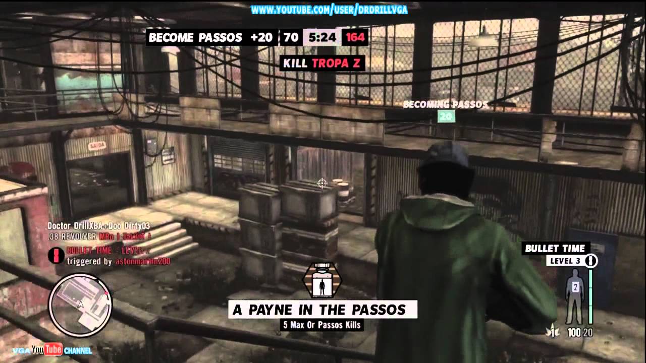 Max Payne 3 Payne Killer Mode Gameplay