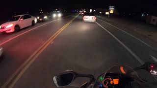 4K Go Pro 7 Black On A Motorcycle At Night Part 2