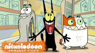 Video thumbnail of ""Catscratch" Theme Song (HQ) | Episode Opening Credits | Nick Animation"