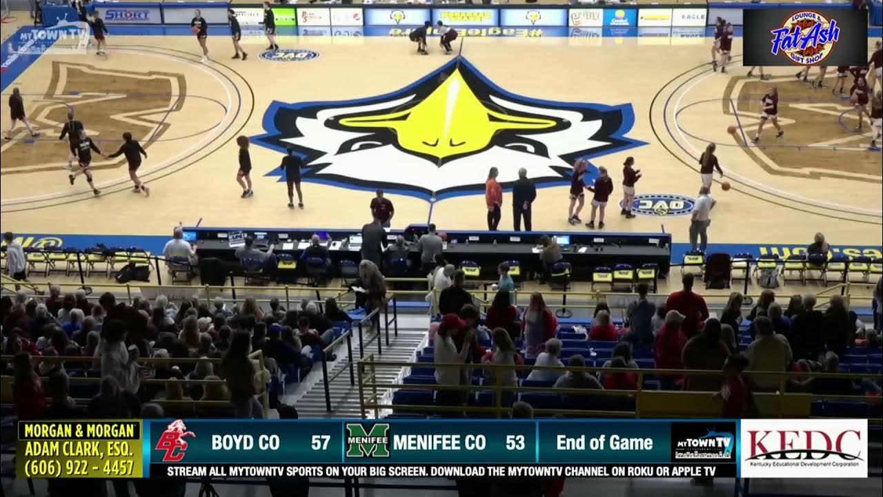 Girls Basketball 16th Region Tournament Menifee County vs Boyd