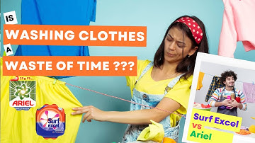 Surf excel vs Ariel: The ultimate fight of the detergents #ariel #surfexcelliquid