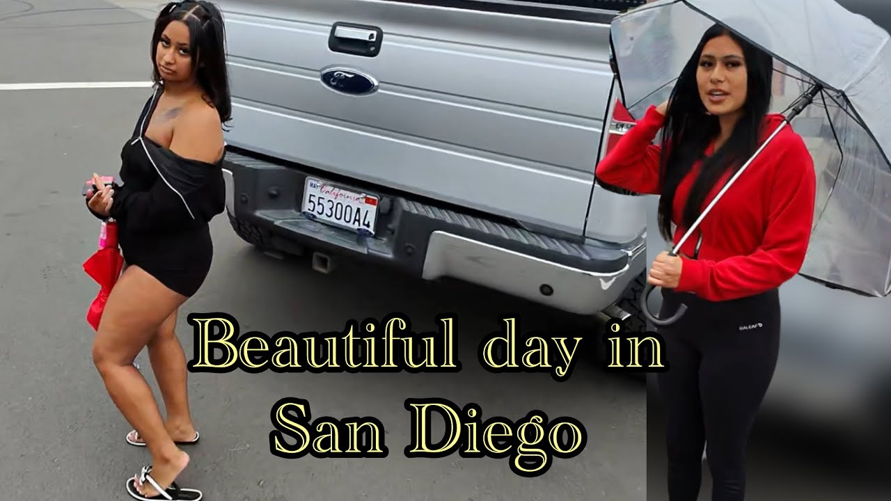 И катание на скутере по улице Дальбергия в Сан-Диего