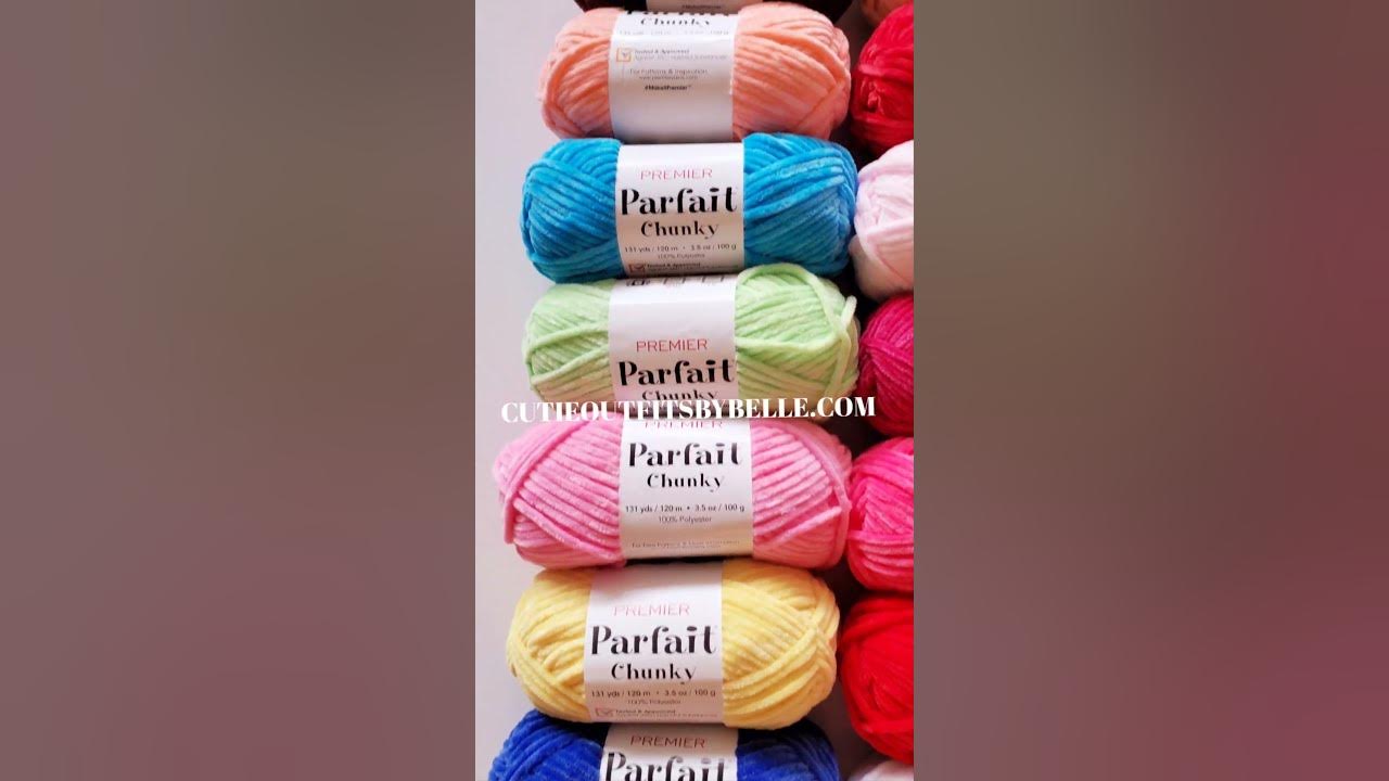 try parfait chunky yarn, they said. it's amazing, they said.. #fyp #pa