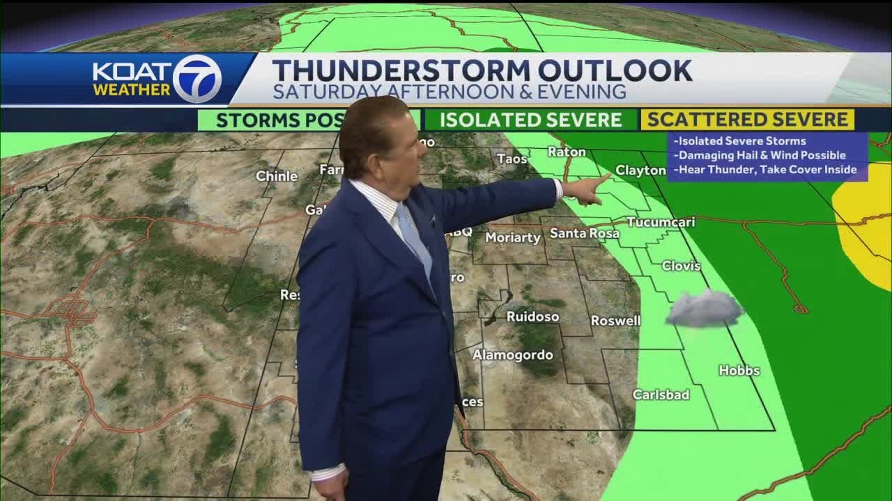 Mild trend continues with scattered storm chances this weekend - YouTube
