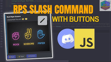 RPS Slash Command with Buttons | Discord.JS v13 Tutorial