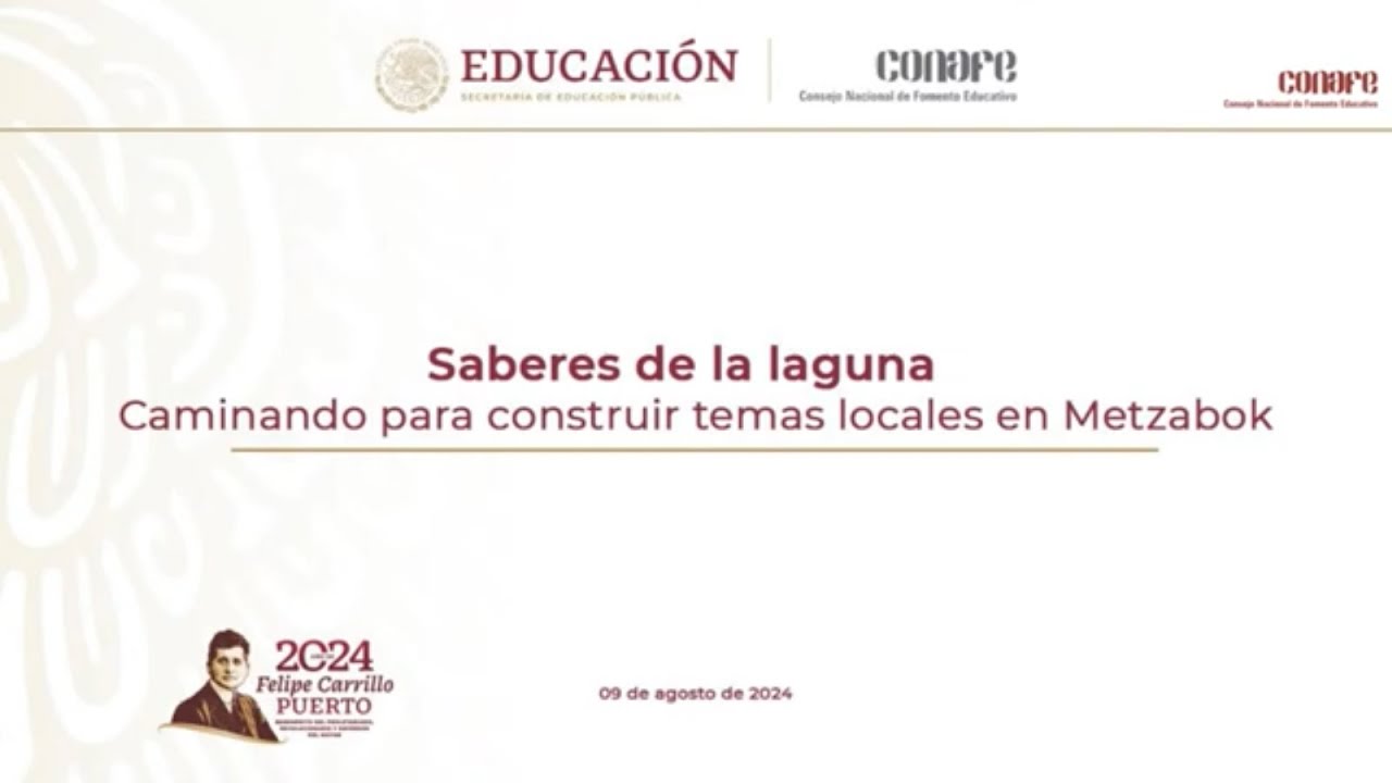 Saberes de la laguna  Caminando para construir temas locales Metzabook