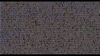 Matrix-style numbers and symbols