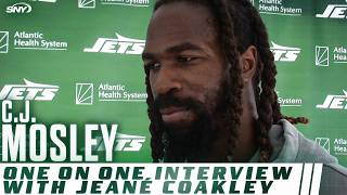 C.J. Mosley on being a leader to young Jets players | SNY