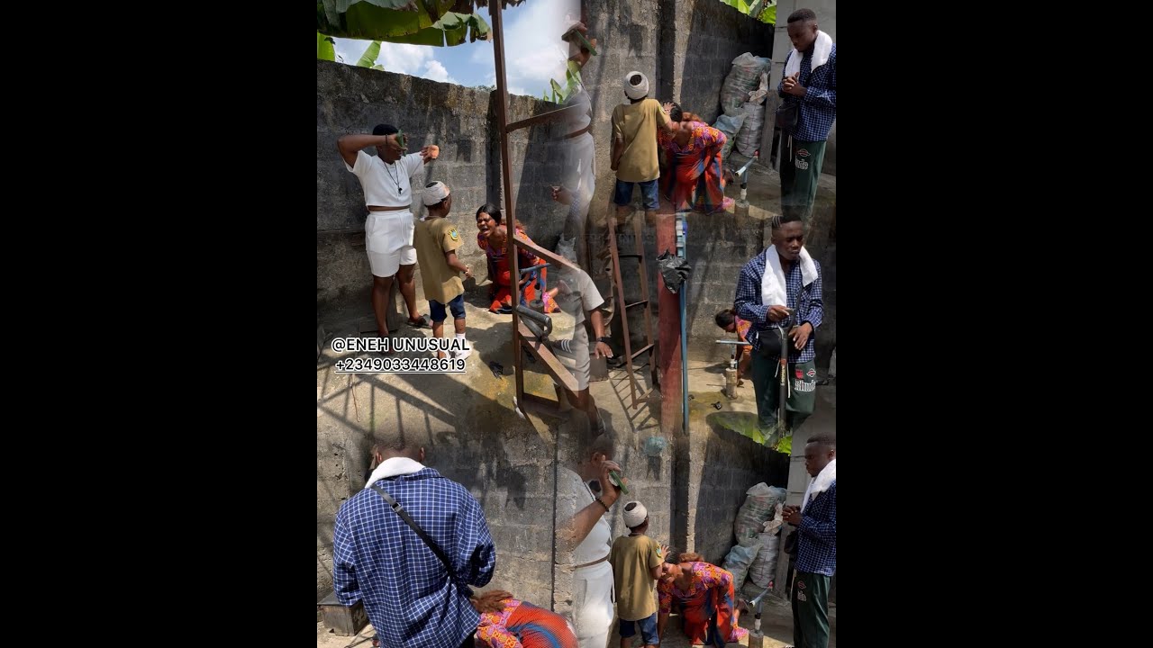 Woman who has been pregnant for 12months finally freed by prophet Goodluck after her womb was seale