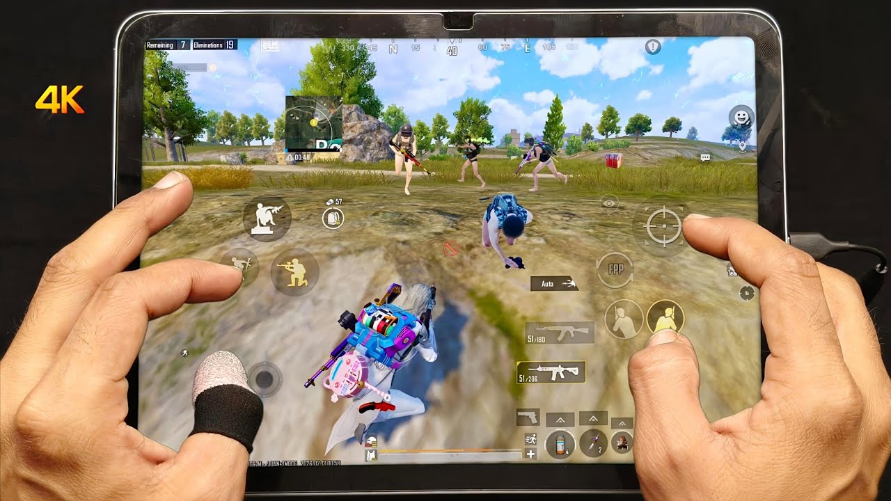 iPad 11th generation bgmi test 🔥 HDR 90 fps / sensitivity settings ❤️ BGMI HANDCAM