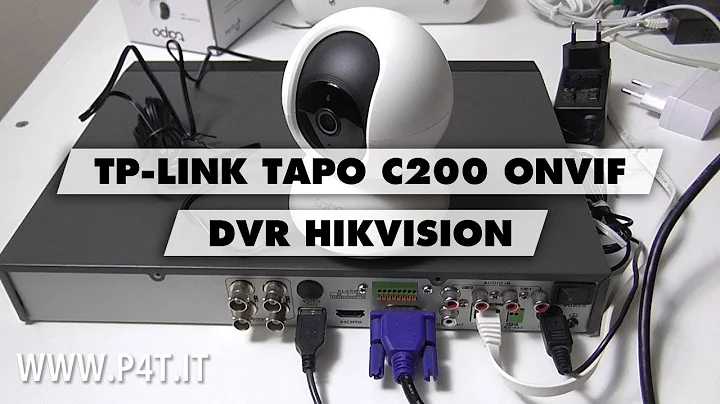 TP-Link tapo 200, ONVIF e DVR Hikvision